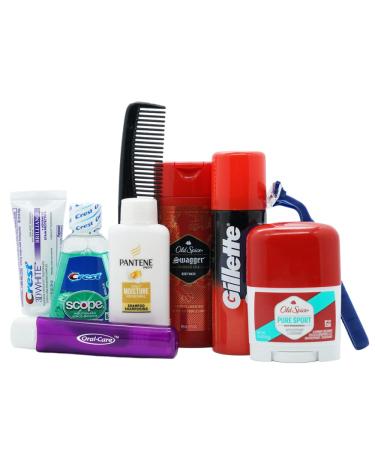 Handy Solutions 10 Piece Men's Travel Kit in Resealable Printed Bag - Buy Online on GoSupps.com