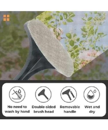 Double-Sided Window Screen dust Removal 2PCS Glass Wiper Cleaning Tools Wet and Dry Glass Cleaning Brush 2 in 1 Multifunctional Window Screen Cleaning Brush (Mix) - Buy Online on GoSupps.com