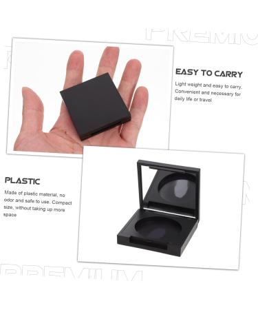 Housoutil 12 Pcs Blush Box Eyeshadow Box Cosmetic Travel Containers Makeup Containers Highlighters Plastic 5x5cmx3pcs Blackx3pcs - Buy Online on GoSupps.com