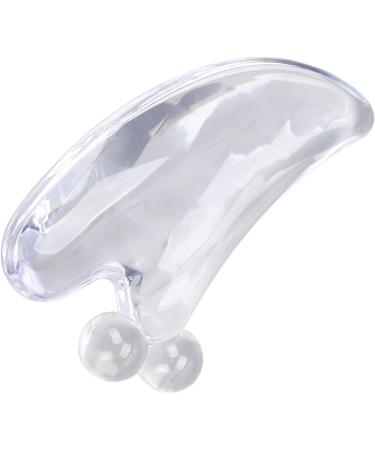 Verdant Touch Gua Sha Facial Tool | Transparent Gua Sha Board for Acupuncture & Trigger Point Therapy | Portable Massage Scraping Tool for Spa Treatments - Buy Online on GoSupps.com