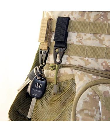 Buy Outdoor Nylon Webbing Hanging Buckle Fan Belt with Multifunctional Eagle Hook - Black | International Shipping Available - Buy Online on GoSupps.com