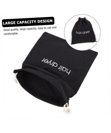 Baluue 4pcs Hair Dryer Storage Bag Curling Hair Dryer Travel Tote Bag Travel Supplies Hair Bag Black Fabric - Buy Online on GoSupps.com