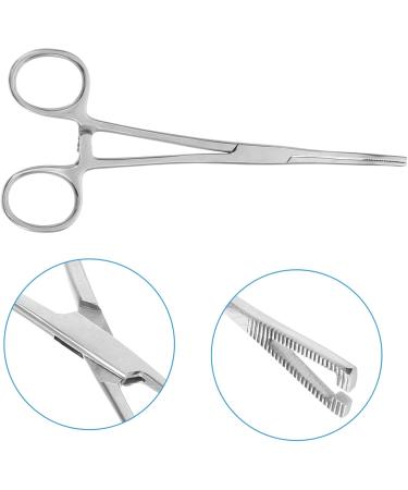 VILLFUL Reptile Feeding Clip Snake Tongs Bearded Dragon Feeding Tongs Silver Stainless Steel - Buy Online on GoSupps.com