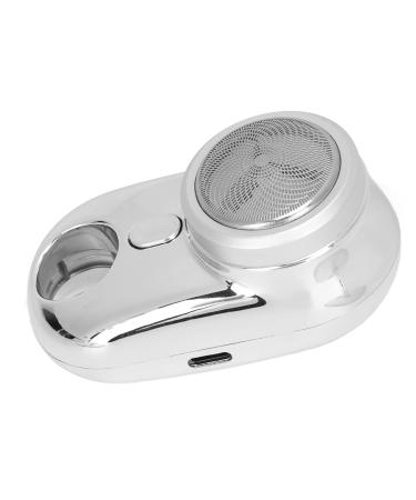Rechargeable Travel Shave 5v Screen Display Electric Shave 3W USB Rechargeable for Home Use (Silver)