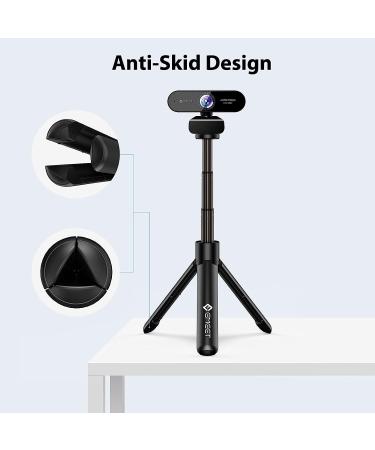 EMEET Professional Webcam Mini Tripod - Portable & Lightweight | Adjustable Height 5.7-12.2 in | Stable Use | Universal Compatible - Buy Online on GoSupps.com