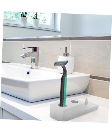 Angoily 3-Pack Razor Holder Stand Organizer - Bathroom Storage for Razors | Zinc Alloy Shaver Tool Holder - Buy Online on GoSupps.com