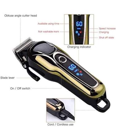 Professional Cordless Hair Clippers for Men - Rechargeable Easy Hair Cutting Tools | Best Electric Clippers & Accessories - Buy Online on GoSupps.com
