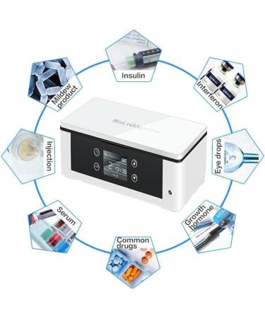 Portable Insulin Cooler Box - Constant Temperature Refrigerator for Medications Temperature 0-18 Degrees - Travel, Camping, Work - Buy Online on GoSupps.com