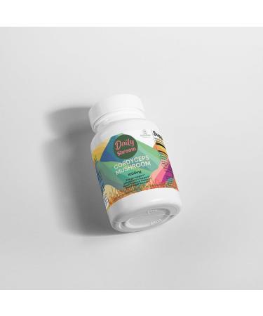 Daily Shroom by Boho Eco Boutique | Premium Cordyceps Mushroom Capsules |Natural Energy Stamina & Immune Support Vegan Non-GMO Adaptogenic Supplement for Performance & Endurance 60 Count - Buy Online on GoSupps.com