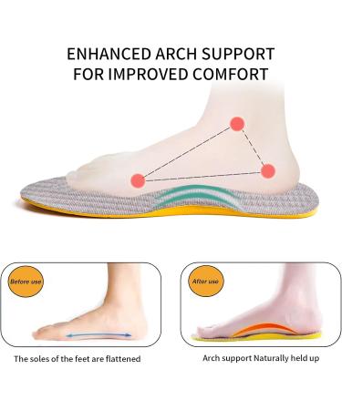 High Arch Insoles for Men & Women | Supination Correction & Orthotic Support Inserts - Y02 - Buy Online on GoSupps.com