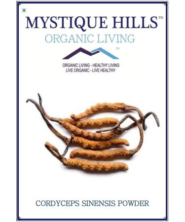 Inf Organic Living Cordyceps sinensis Powder (Caterpillar Fungus) Ophiocordyceps sinensis Mushroom 50 g