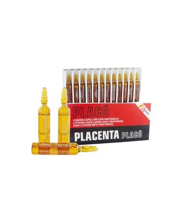 12 x10 ml Vials Placenta Placo Intensive Revitalizing Treatment Against Hair Loss