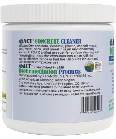 ACT Concrete Cleaner 8oz - Eco-Friendly Solution for 50sqft - International Shipping Available - Buy Online on GoSupps.com