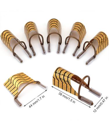 AKOAK 10pcs Reusable Nail Extension Form - Protect Nail Tips Acrylic & UV Gel Guide for Salon & Home Use - Buy Online on GoSupps.com