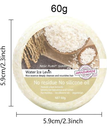  Generisch Solid shampoo for washing and caring for hair 60g nourishing hair soap with a conditioning effect | Purifying and cleansing shampoo | For women and men for hair care - Buy Online on GoSupps.com