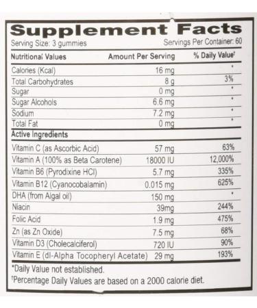 Lutrovita Sugar-Free Pre-Natal Vitamins - Orange & Banana Flavor 180 Count - Buy Online on GoSupps.com