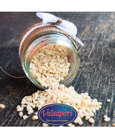  HOME LINE Valsapori - Chopped Almond Granella - Envelope of 100g - Origin: Sicily | Italian almond granelle ideal for decorating and decorating sweets biscuits creams and various pastries - Buy Online on GoSupps.com