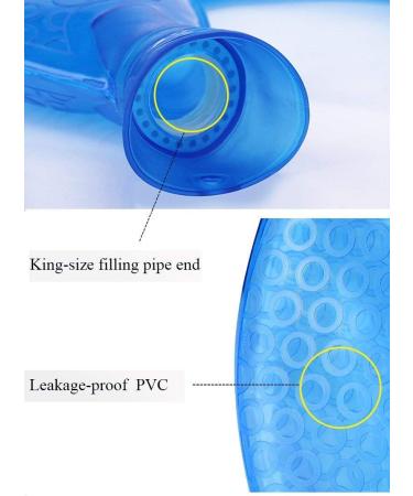 U Neck Hot Water Bottle with Flannel Cover | Washable Heat Pad for Neck Back & Shoulder Pain Relief - Grey Green - Buy Online on GoSupps.com