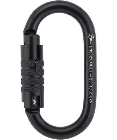 ALIENS Total Oval Steel Carabiner Silver TriLock | Durable & Secure Climbing Gear | International Shipping Available - Buy Online on GoSupps.com