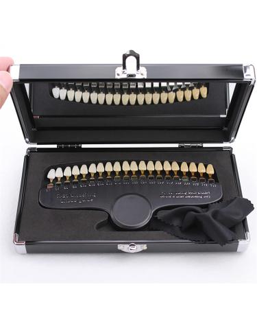 IKSVMSIS tooth whitening set Teeth Shade Guide Teeth Shade Guide Tracking with 20 engraved numbering professional 3D color comparison teeth white -bleached tooth slab colors set