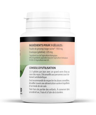 Organic Ginseng 300 mg - 100 capsules - Ecocert certified - Orgaliane - Buy Online on GoSupps.com