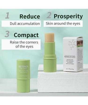Retinol Eye Cream Stick | Eye Balm Stick | 0.21 fl. Jingan Advanced Lightweight Hydrating Retinol Eye Cream Stick for Dark Circles and Puffiness - Buy Online on GoSupps.com