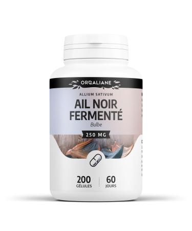 Fermented Black Garlic - 250mg - 200 capsules - Allium sativum L.