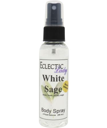 White Sage Body Spray Body Mist for Women with Clean Light & Gentle Fragrance Long Lasting Perfume with Comforting Scent for Men & Women Cologne with Soft Subtle Aroma For Daily Use Double Strength 2 Fluid Ounces