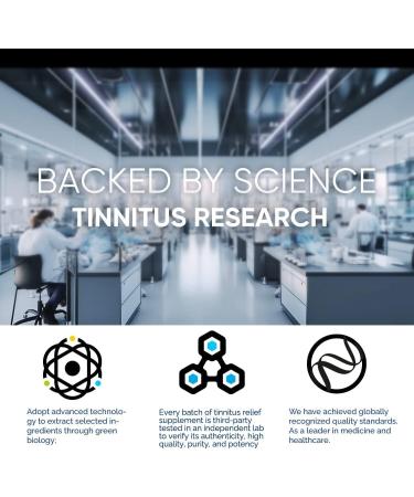 DQQI Tinnitus Relief for Ringing Ears 120 Capsules Supplement with Vitamin C & B Complex Supports Ear Health Reduces Ringing in Ears Promotes Hearing Wellness & Comfort - Buy Online on GoSupps.com
