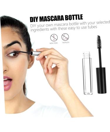 FOMIYES 6pcs Eyeliner Eyelash Bottle Transparent Mascara Eyelashes Clear Lipgloss Lip Gloss Tubes Plastic - Buy Online on GoSupps.com