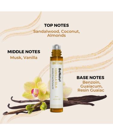 benatu Vanilla Perfume Oil Roll On for Women Alcohol Free Eau de Parfum Travel Size Essential Oil Body Fragrance Long Lasting Sweet Woody Scent 10 ml - Buy Online on GoSupps.com