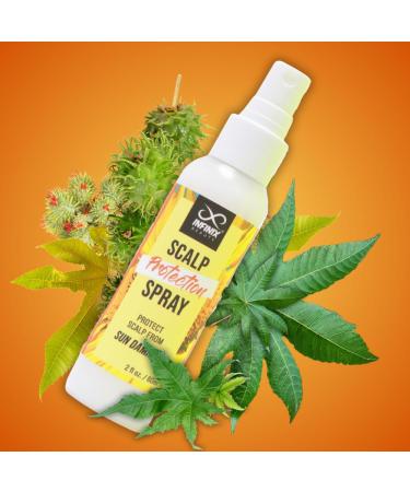Infinix Soothing Scalp Protection Spray - UV Shield - Sun and Heat Protector for All Hair Types - Prevents Hair Loss Moisturizing & Conditioning | Cruelty Free - 2fl oz/ 60ml