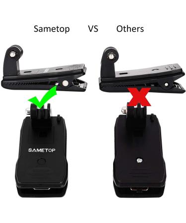 Sametop Rucksack Clip Bracket for GoPro Hero 12-1 Fusion & Max - International Shipping Available! - Buy Online on GoSupps.com
