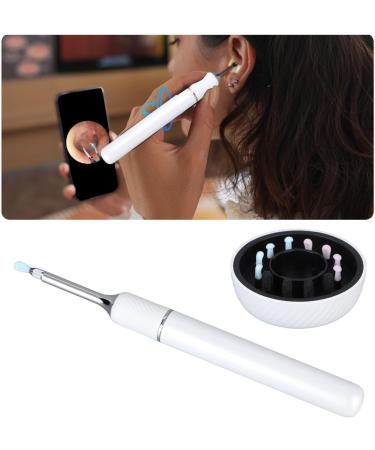 Ear Wax Removal Tool with Camera & LED Light | 10MP Otoscope for Adults & Kids (White) - Buy Online on GoSupps.com