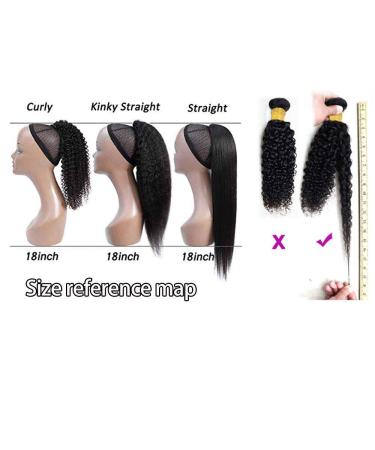 Ponytail Human Hair Extension - 12 Straight Drawstring Ponytail in Natural Black for Women - Buy Online on GoSupps.com