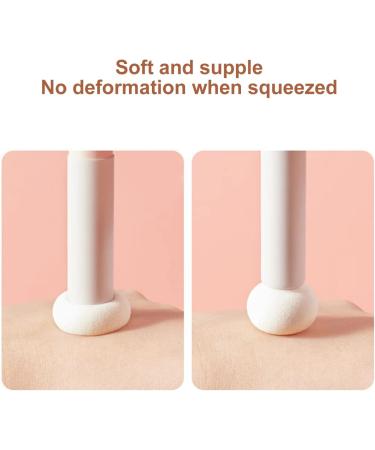 Concealer Makeup Sponge Brush Mini Soft Apply Evenly Elastic Round Head Mushroom Puff Sponge Applicator Puff Sponge Brush Concealer Sponge Brush for Travel - Buy Online on GoSupps.com