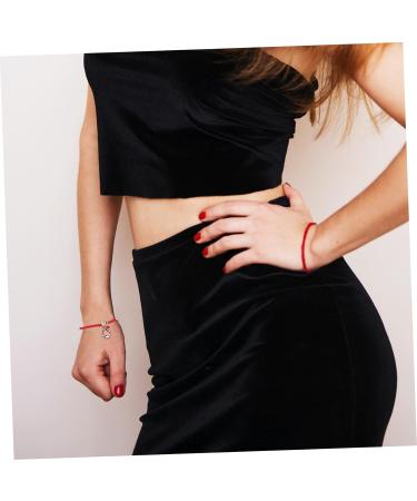 TEHAUX 2 Pcs Red String Bracelet Abundance Red Bracelet Lucky Rope Strap Red Rope Bangle Chinese Red Bracelet Knitting Gift New Year Gift Womens Gifts Year of Birth Alloy Jewelry Student - Buy Online on GoSupps.com