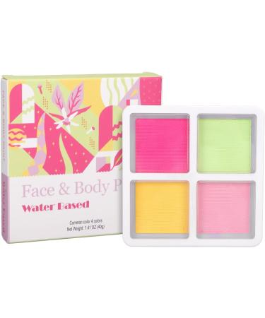  OUCRIY Halloween Cosplay Party Face and Body Paint Palette 4 Matte Body Paint Colors for Kids and Adults 1.4 oz (QAS1) - Buy Online on GoSupps.com