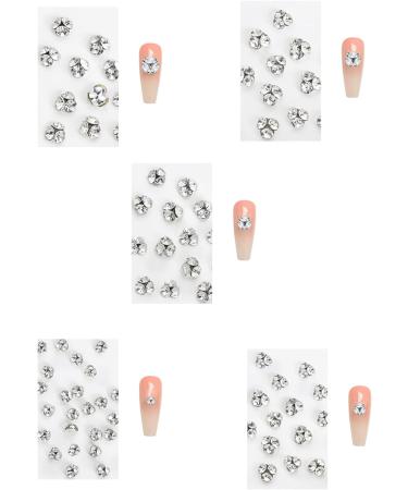 Nail Clear Nails Art White Nail Gems Nail Rhinestones Nails Art Decorations For Acrylic Nails Nails Art White Nail Crystals Gems Clear Nail Rhinestones For Wedding 8mm - Buy Online on GoSupps.com