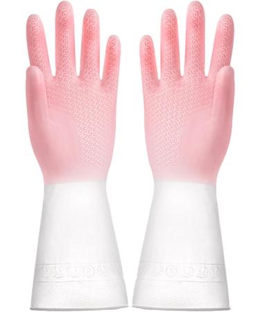 Rubber Cleaning Gloves Rubber Kitchen Gloves - Waterproof Household Rubber Dishwashing Cleaning Gloves for Dishesand Household Chores - Buy Online on GoSupps.com