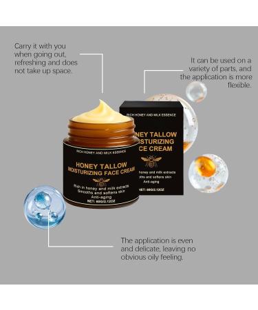 Cr me For Le Visage Au Suif De Miel-hydratation En Profondeur R paration Nourrissante De La Peau S che Hydratant Quotidien Absorption Rapide For Des Soins De La Peau Doux - Buy Online on GoSupps.com