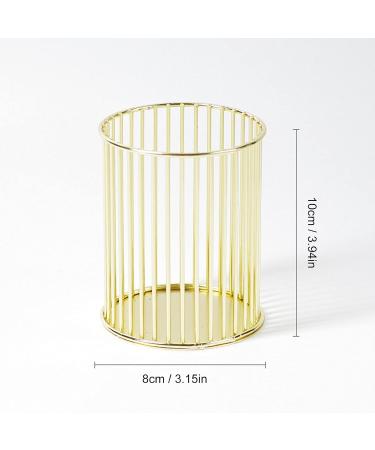 Metal Nail Pen Holder Makeup Brushes Stand Eyebrow Pen Lipsticks Lip Gloss Holder Nail Art Painting Pen Rack Organizer Nail Tool Gold - Buy Online on GoSupps.com