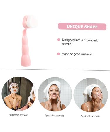 FRCOLOR Face Exfoliator Handle Facial Brush Blackhead Scrubber Brush Face Wash Brush Manual Facial Brush Face Cleanser Brush Soft Face Wash Face Cleansing Tool Cleaner Fiber Deep - Buy Online on GoSupps.com