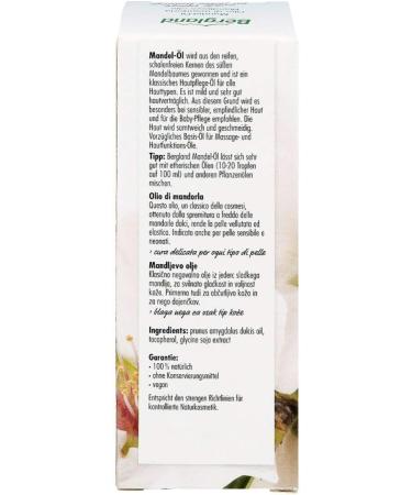 Organic Almond Oil 50 ml - Pure & Natural Carrier Oil for Skin & Hair - International Shipping - Buy Online on GoSupps.com