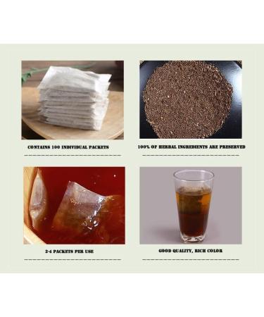 100 Bags Herbal Foot Soak for Lymphatic Drainage and Detox - Traditional Chinese Medicine Foot Bath Herb Soak - Buy Online on GoSupps.com