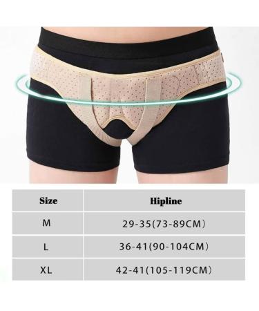 ZWEBY Hernia Belt for Men - Adjustable Inguinal & Sports Hernia Support Truss with Breathable Material & Removable Compression Pads (Large) - Buy Online on GoSupps.com