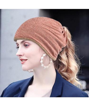 XYIYI Women's Chemo Hat - Slouchy Headwear 2 Pack (Pink & Gray) | Comfortable Cancer Hats for All-Day Wear - Buy Online on GoSupps.com