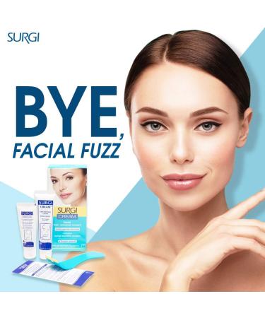 Surgi-Cream Facial Hair Removal Cream - Extra Gentle 1 oz | Fast & Effective Results - Buy Online on GoSupps.com