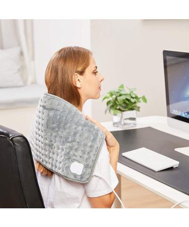 Mia & Coco Heating Pillows Automatic Switch-Off 10 Temperature Levels & Quick Heating 30x60cm Comfort Gray for Back & Neck Relief - Buy Online on GoSupps.com