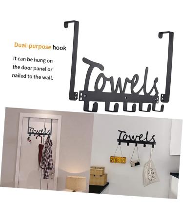 FELTECHELECTR Coat Hangers Hat Hanger Towel Rack Hanging Organizer for Coat Hook up Door Hanging On The Door - Buy Online on GoSupps.com